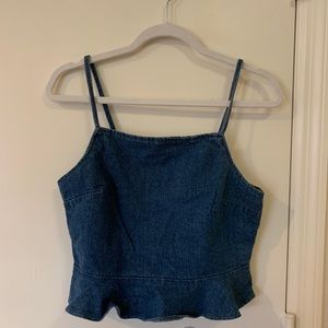 American Eagle Denim Tank Top